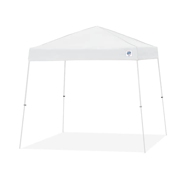 E-Z Up TAA Compliant Vista Shelter, 10' W x 10' L, White Steel Frame, White Top VS2910MCWH - main